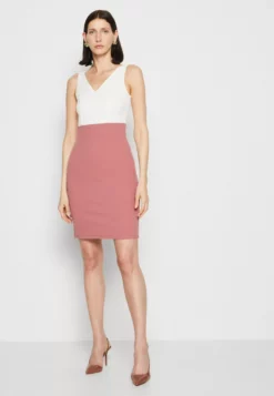 Anna Field Jersey Dress - White/Pink -Anna Field Shop 0085d265c87842349450c1ca624dd0bb scaled
