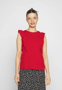 Anna Field Petite Print T-Shirt - Red