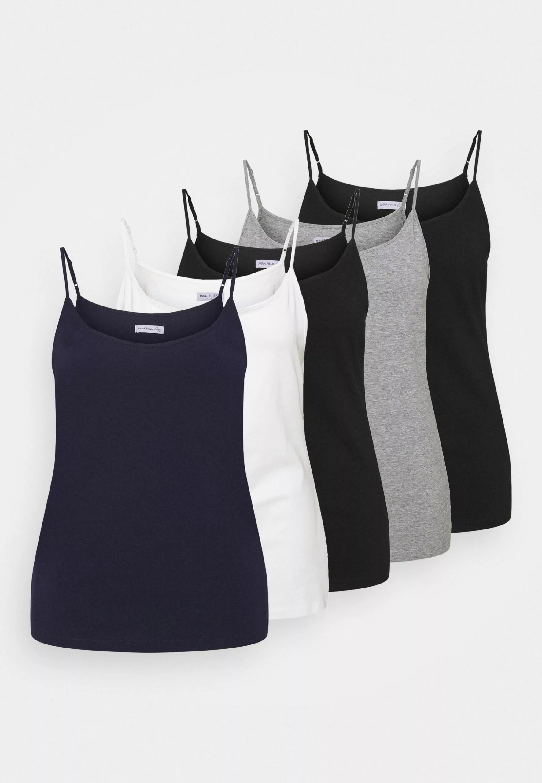 5 Pack - Top - Black/White Anna Field Curvy 5 Pack - Top - Black/White -Anna Field Shop 043ff143449d4ab39ecc614e0b876465 scaled