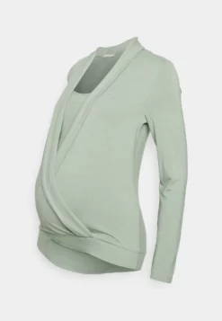 Anna Field MAMA Circ Nursing Wrap Over Long Sleev - Long Sleeved Top - Light Green -Anna Field Shop 0ebc389fa57a4ec6ab796877dceedb6d scaled