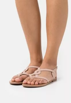 Anna Field T-Bar Sandals - Light Pink