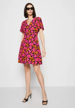 Anna Field Shirt Dress - Pink/Orange -Anna Field Shop 2035bfe4668c4b5ca425e30208a52762 scaled