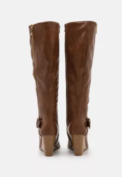 Anna Field Wedge Boots - Cognac -Anna Field Shop 24c8da3b79c74a7ca72d9548418af59d scaled