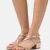 Anna Field Wide Fit Sandals - Rose Gold Coloured