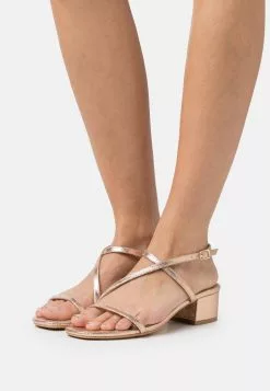 Anna Field Wide Fit Sandals - Rose Gold Coloured