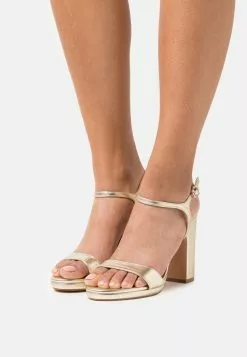 Anna Field High Heeled Sandals - Gold