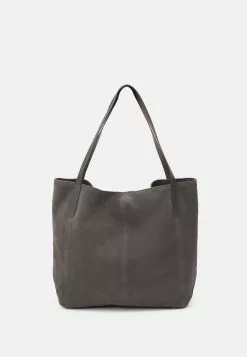 Anna Field Leather - Handbag - Anthracite