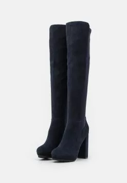 Anna Field Leather - Over-The-Knee Boots - Dark Blue -Anna Field Shop 3262bbe46d5a425796cfeccc71d0635a scaled