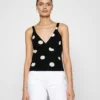 Anna Field Top - Black/White