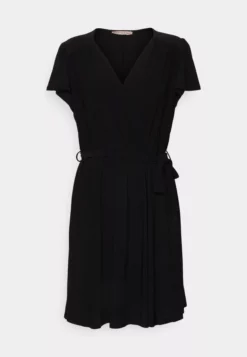 Anna Field Petite Frilled Cap Sleeves Flared Dress - Jersey Dress - Black -Anna Field Shop 362bbdf9d64744cfa0f85eb27c00e199 scaled