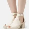Anna Field Ankle Cuff Sandals - Offwhite