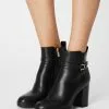 Anna Field Platform Ankle Boots - Black
