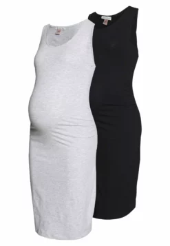 Anna Field MAMA 2 Pack - Shift Dress - Light Grey/Black 5 Anna Field MAMA 2 Pack - Shift Dress - Light Grey/Black -Anna Field Shop 39ca9c517a404cfbb9a9220d30d449c2 scaled