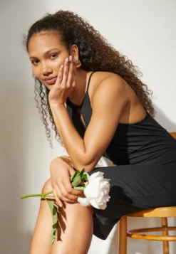 Anna Field Jersey Dress - Black