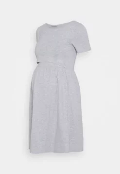 Anna Field MAMA Nursing - Jersey Dress - Light Grey