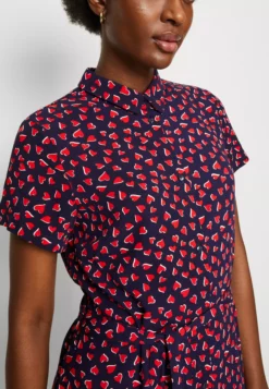 Anna Field Shirt Dress - Dark Blue/Red -Anna Field Shop 4351b6c752f44c6385e047615e10a7fc scaled