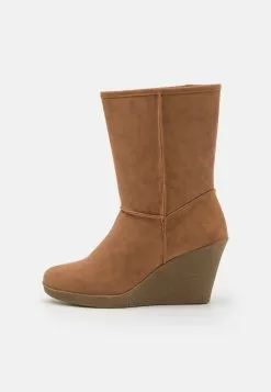 Anna Field Winter Boot - Wedge Ankle Boots - Cognac -Anna Field Shop 48a9bc74f0664b3881f655fb98dbb87a scaled
