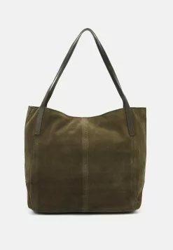 Anna Field Leather - Handbag - Khaki