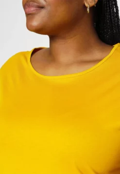 Anna Field Curvy Long- Basic T-Shirt - Dark Yellow -Anna Field Shop 51b527c4af47446d9d83ad1ff93b5b76 scaled
