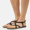 Anna Field T-Bar Sandals - Black