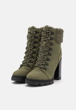 Anna Field Leather - Lace-Up Ankle Boots - Khaki -Anna Field Shop 5351ec4084c242d6a16e56ca22fd1479 scaled