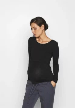 Anna Field MAMA Nursing Function Longsleeve Tee - Long Sleeved Top - Black