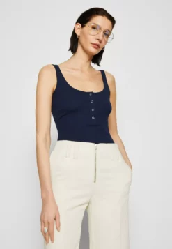 Anna Field Top - Dark Blue -Anna Field Shop 552c750f60a943b79fc491e02b3d2ef6 scaled