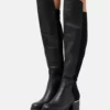 Anna Field Wide Fit Over-The-Knee Boots - Black
