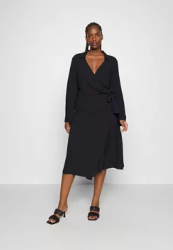 Anna Field Curvy Curvy Buckle Dress - Shirt Dress - Black