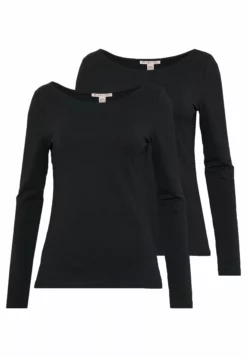 Anna Field 2 Pack - Long Sleeved Top - Black