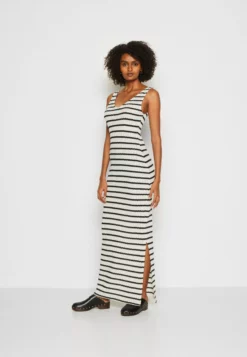 Anna Field Jumper Dress - Black/White