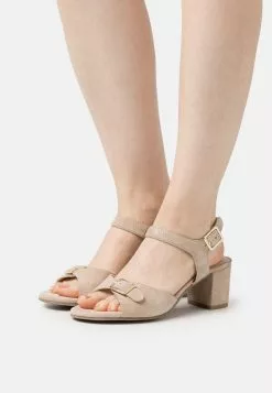 Anna Field Wide Fit Leather- Sandals - Beige