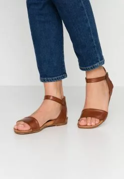 Anna Field Leather- Sandals - Cognac