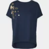 Anna Field Print T-Shirt - Dark Blue