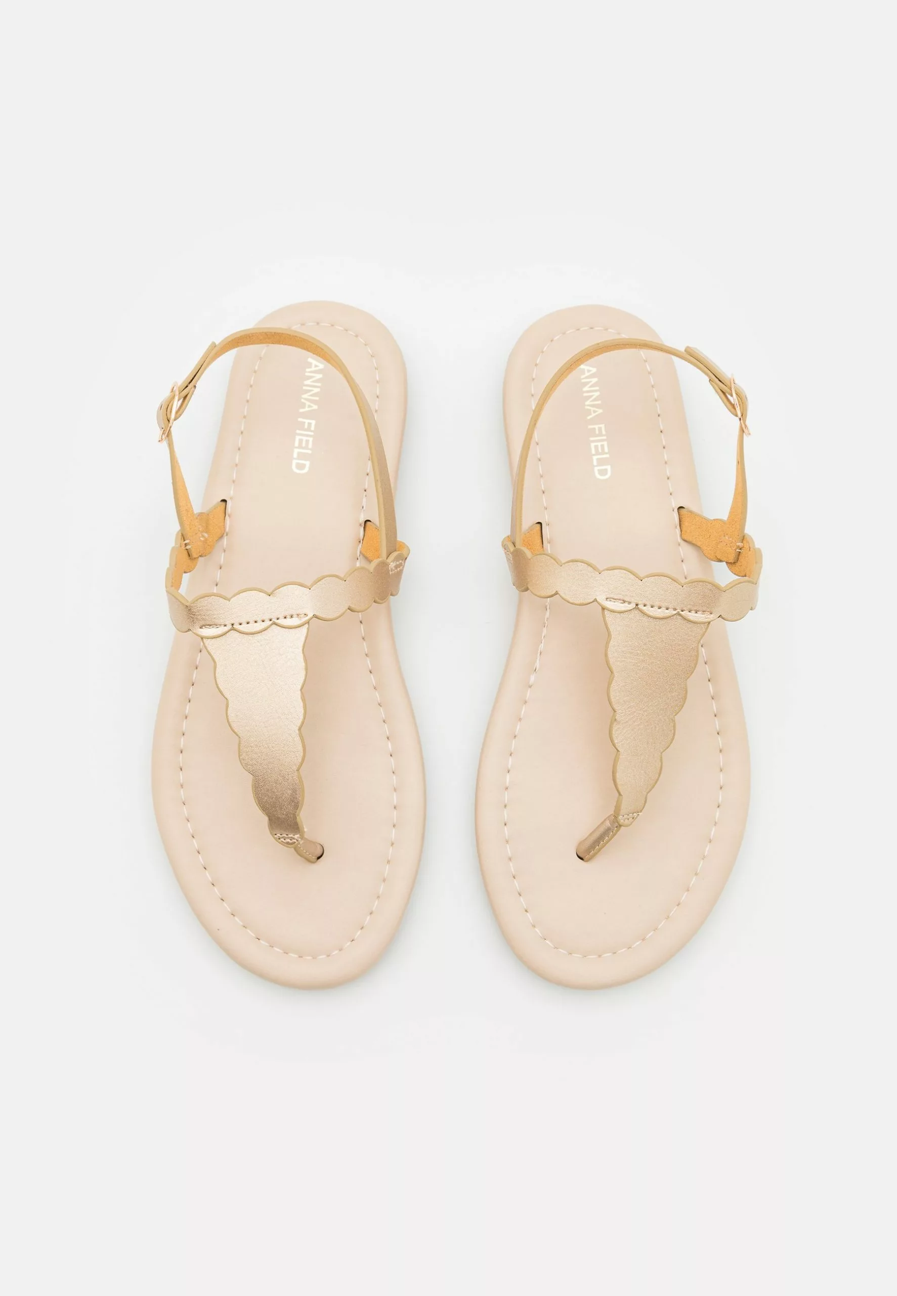 T-Bar Sandals - Gold Anna Field T-Bar Sandals - Gold -Anna Field Shop 67b452555bd349619c0921a57a28a5a0 scaled