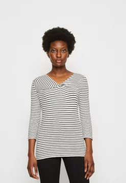 Anna Field Long Sleeved Top - White/Black