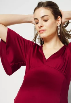 Anna Field MAMA Jersey Dress - Dark Red -Anna Field Shop 757f0946f9304700be2ad6613e645973 scaled