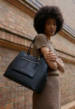 Anna Field Tote Bag - Black