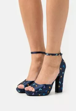 Anna Field Platform Sandals - Dark Blue