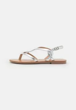Anna Field T-Bar Sandals - Silver