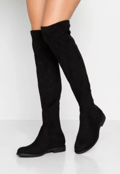 Anna Field Wide Fit Over-The-Knee Boots - Black
