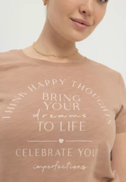 Anna Field Bring Your Dreams To Life - Print T-Shirt - Brown -Anna Field Shop 82b561fe39b54e79b4dd01a5ebc8c8f5 scaled