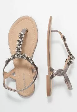 Anna Field T-Bar Sandals - Gunmetall -Anna Field Shop 83014122857f4ff9a44bd136dc195725