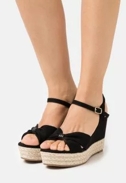Anna Field Wide Fit Platform Sandals - Black