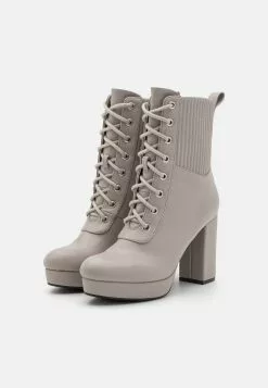 Anna Field High Heeled Ankle Boots - Grey -Anna Field Shop 8518b611ad244e06b8c77fb9c36e5f0f scaled