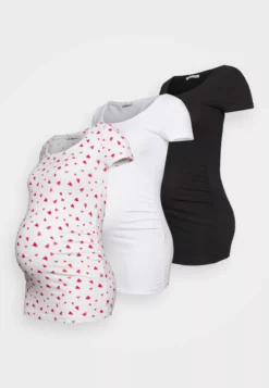 Anna Field MAMA 3Pack - Print T-Shirt - White/White /Black -Anna Field Shop 8b002e3049b54ffb8e1402b4f5ccb2ce scaled