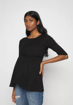 Anna Field MAMA Long Sleeved Top - Black