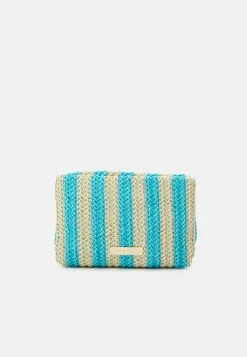 Anna Field Wash Bag - Beige/Blue