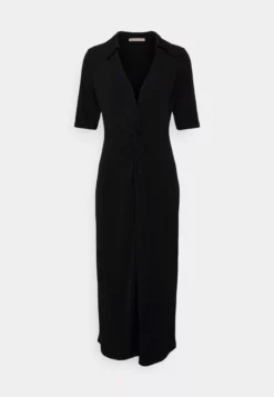 Anna Field Tall Center Front Knot Low Midi Dress - Day Dress - Black -Anna Field Shop 9684c8582a79449990c47c4f1845a762 scaled