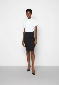 Anna Field Shift Dress - Black/White